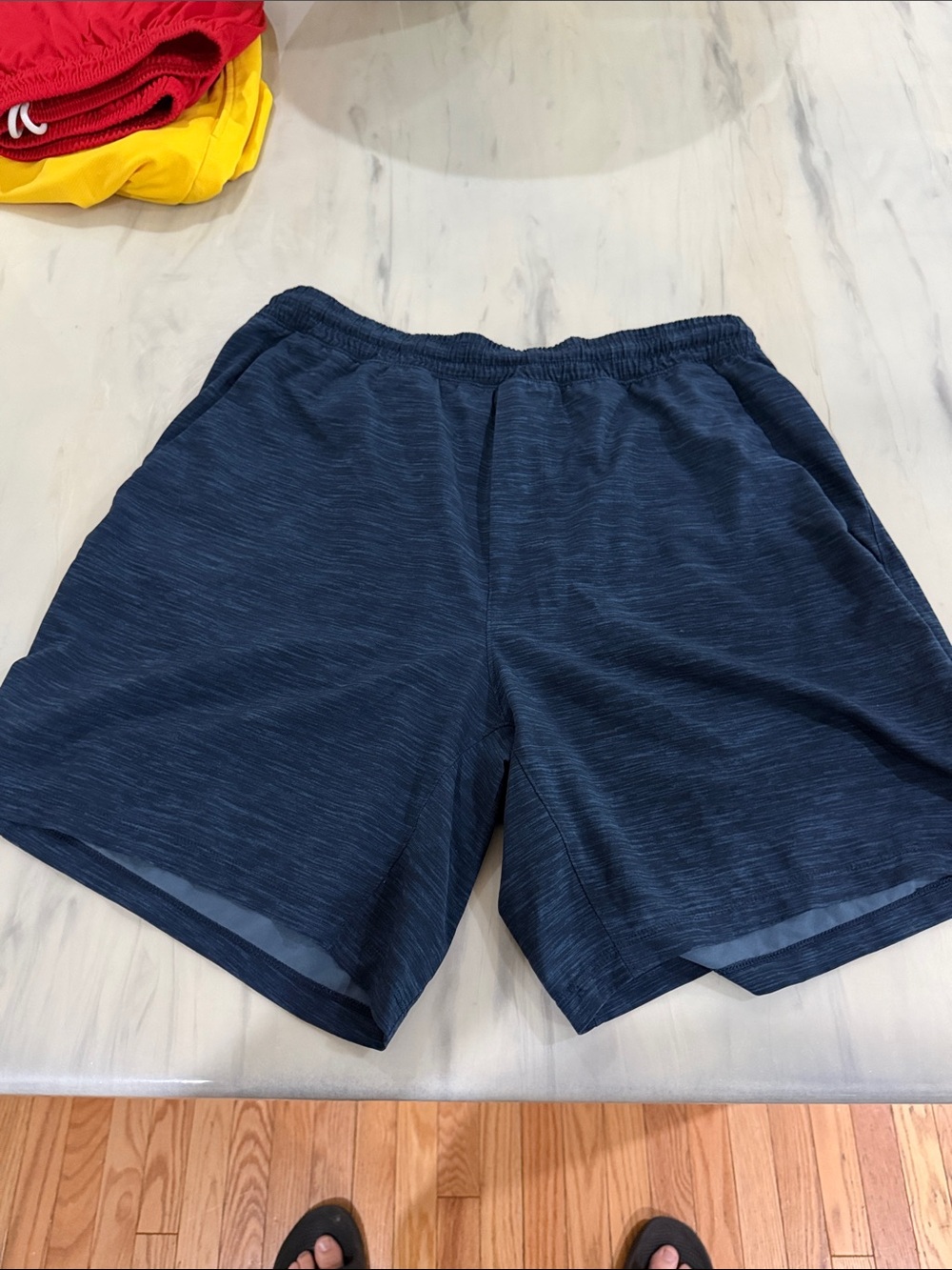 lululemon athletica Men's Navy Performance Shorts
